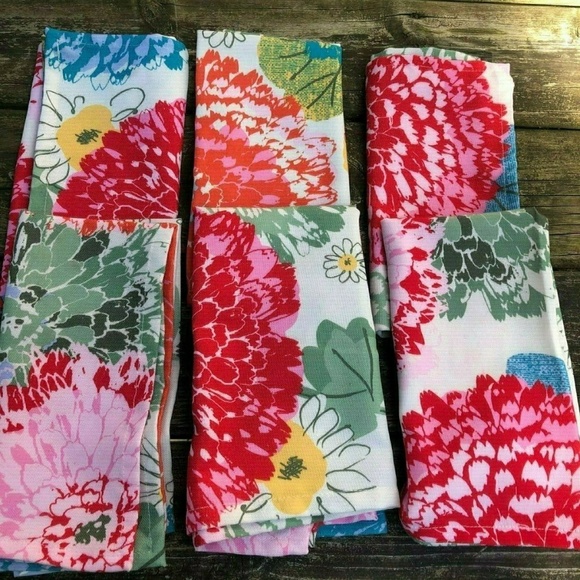 Food Network Other - Food Network Garden Party Floral Dining Napkins